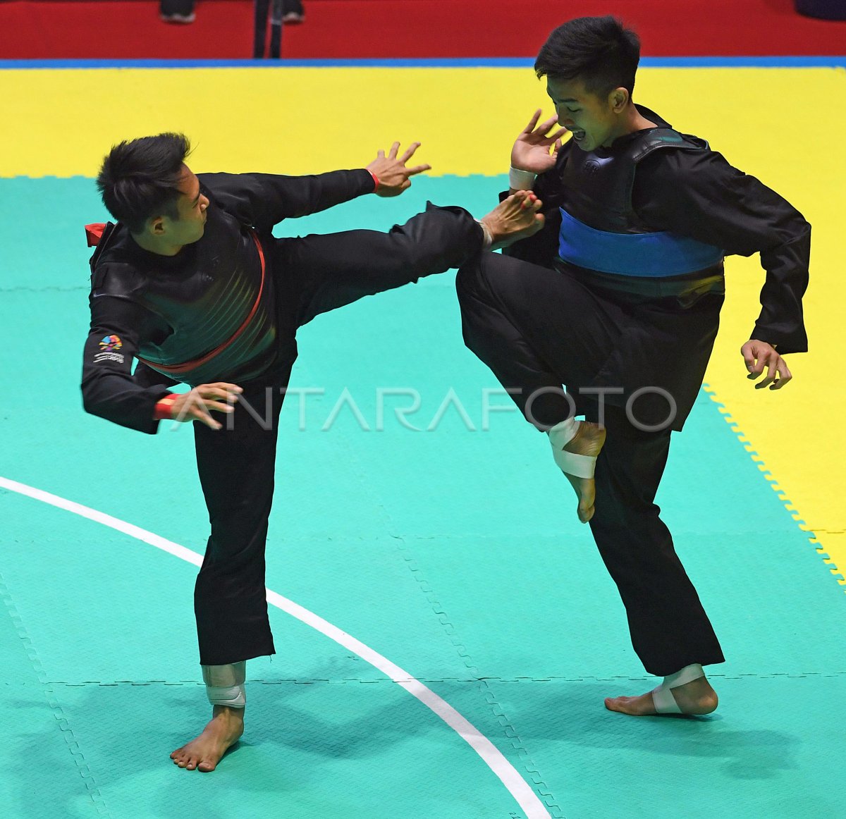 Pencak Silat Kelas E Putra Indonesia Vs Vietnam Antara Foto