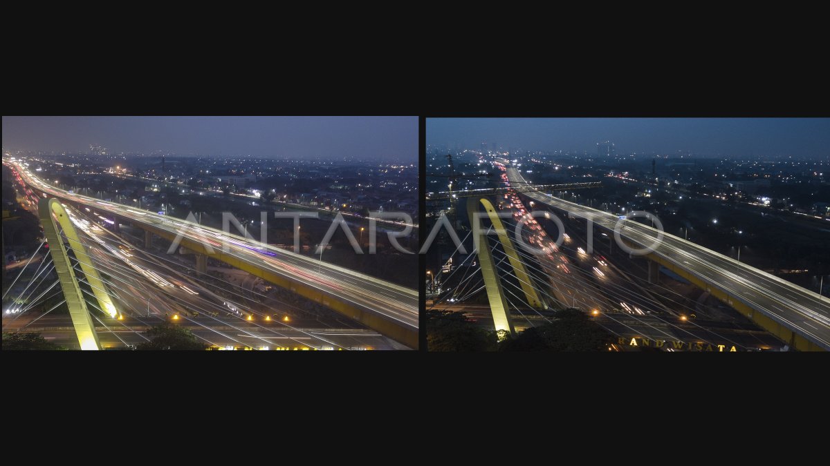 Foto Tol Layang Japek Sebelum Dan Sesudah Ditutup Antara Foto