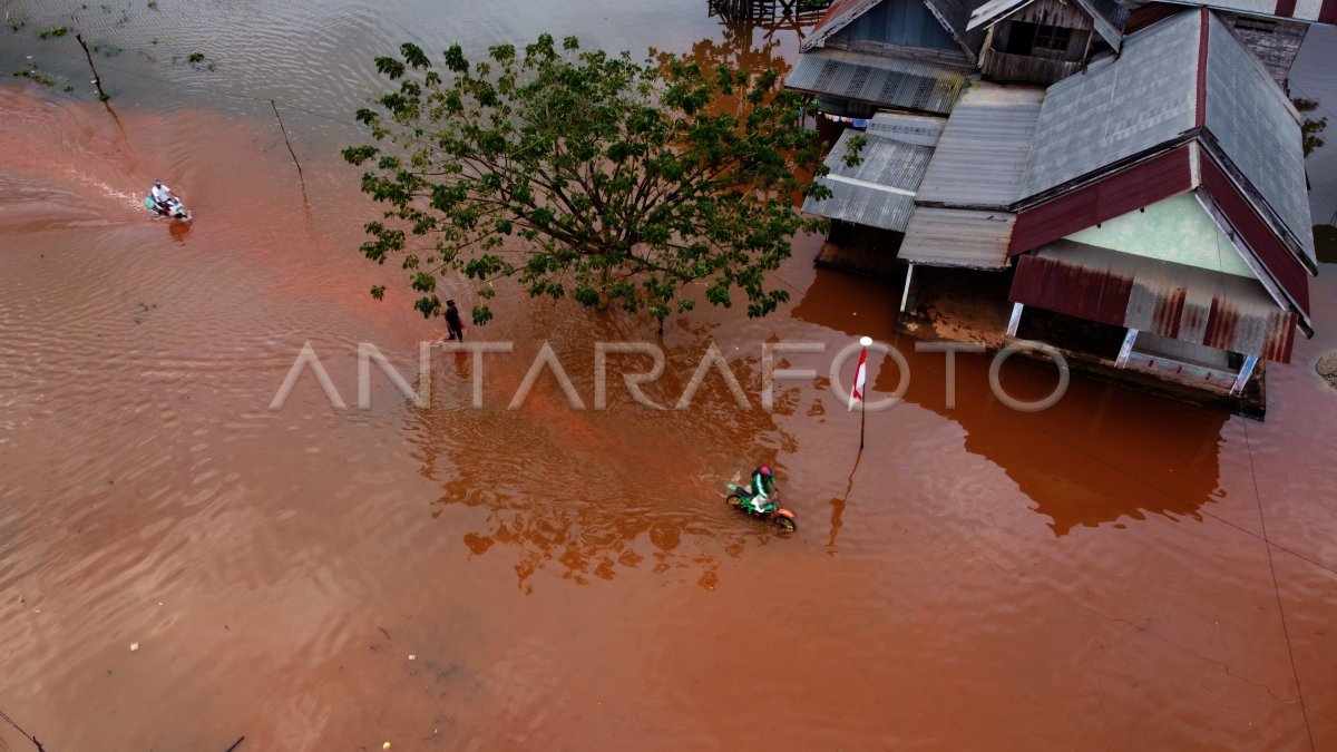 DUA DESA TERENDAM BANJIR DI KONAWE ANTARA Foto