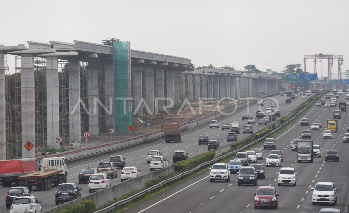 SKEMA PENDANAAN LRT JABODETABEK ANTARA Foto