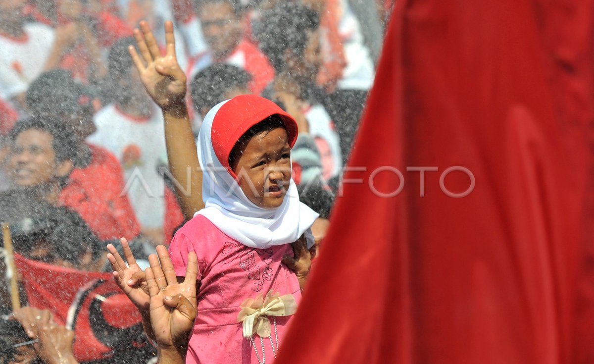 Kampanye Pdi Perjuangan Semarang Antara Foto