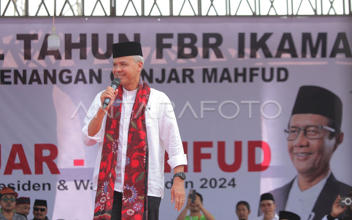 Deklarasi FBR Dan IKAMA Dukung Ganjar Mahfud ANTARA Foto