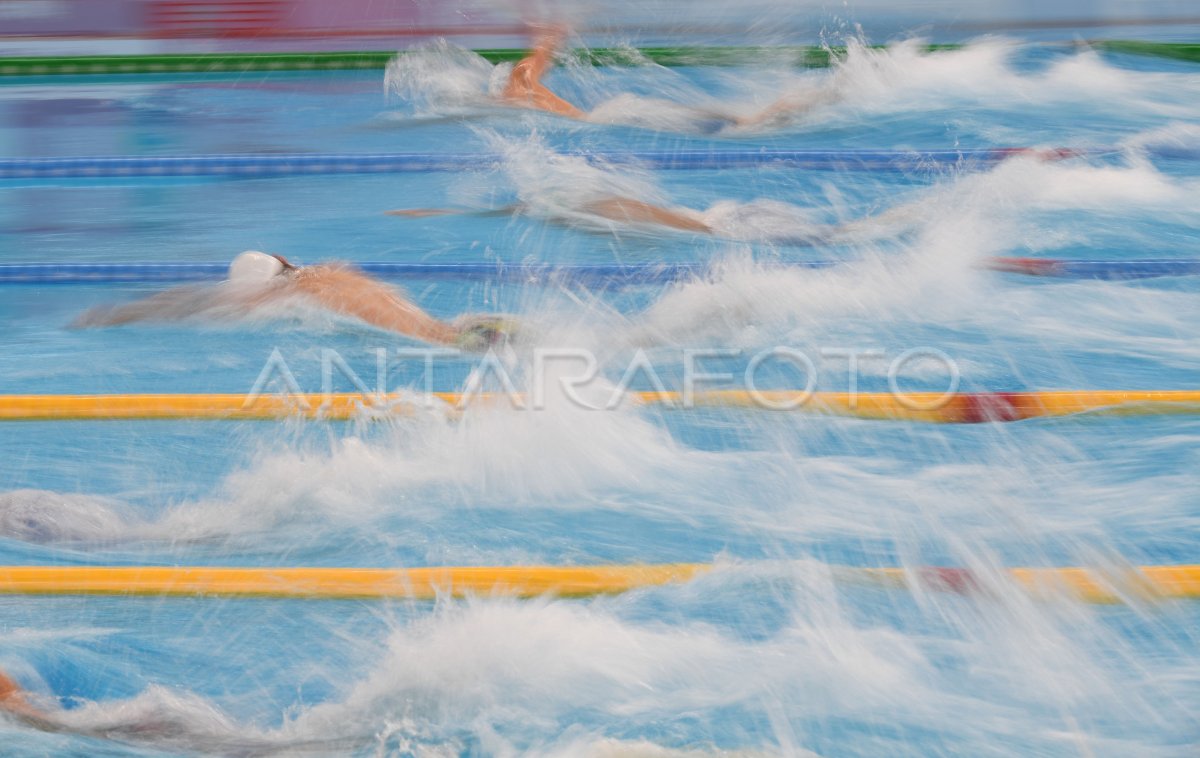 RENANG PENYISIHAN 4x100 METER GAYA BEBAS ESTAFET PUTRA ANTARA Foto