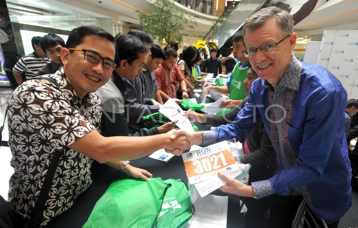 Donasi Melalui Lomba Marathon Antara Foto