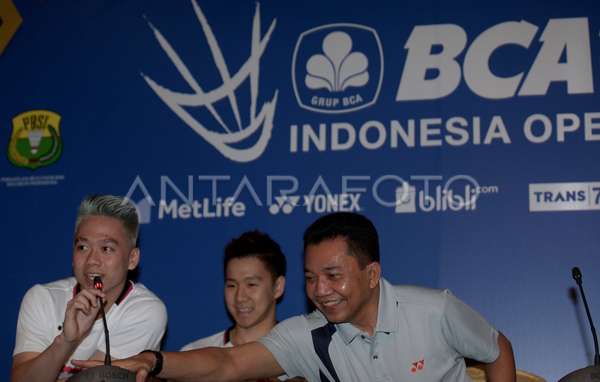 JELANG BCA INDONESIA OPEN 2017 ANTARA Foto