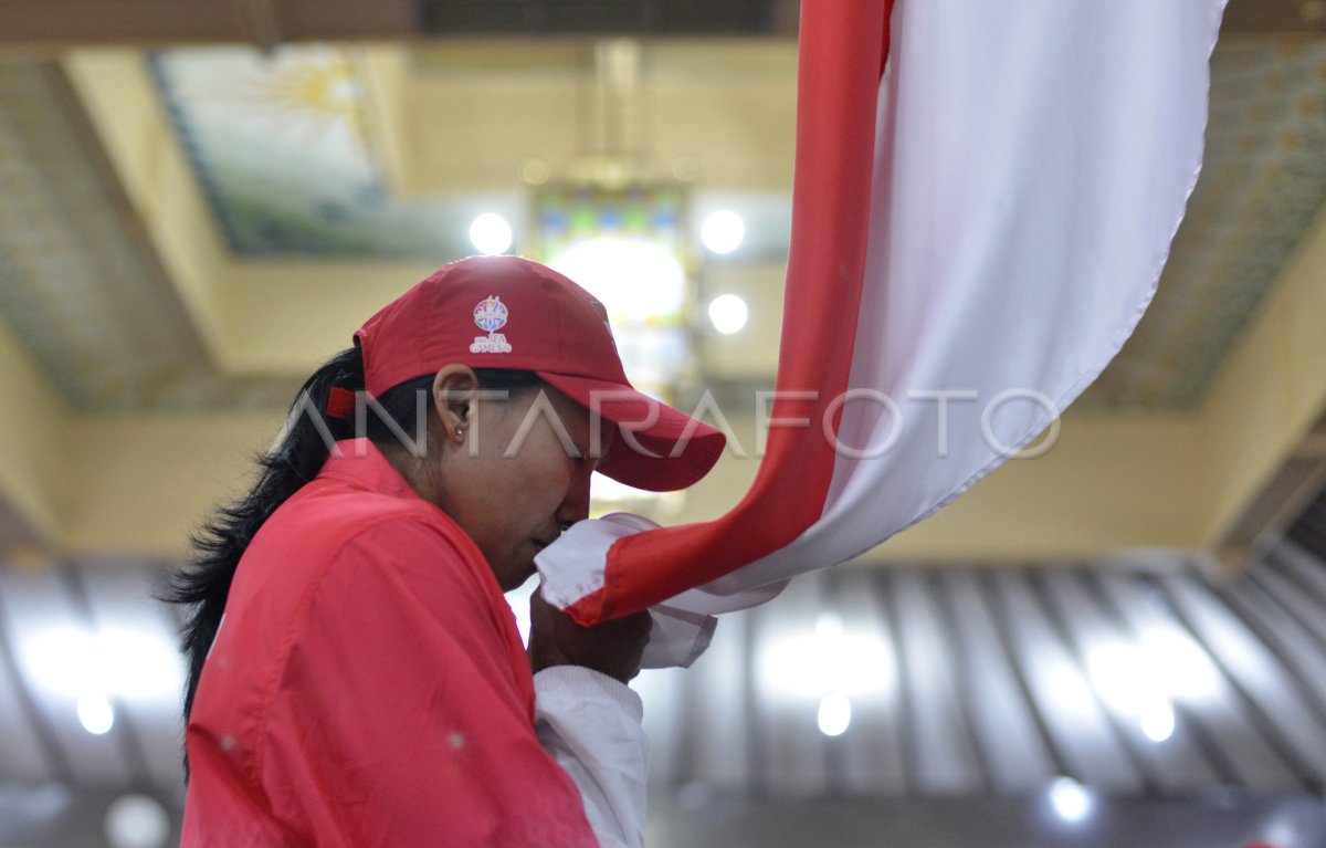 Pengukuhan Kontingen Sea Games Antara Foto