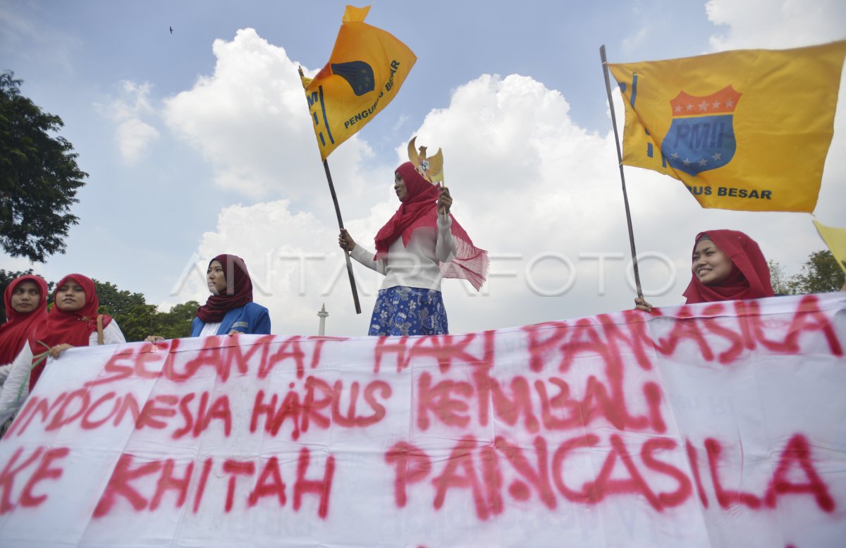 Peringatan Hari Lahir Pancasila Antara Foto