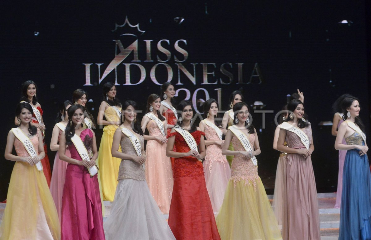 Malam Puncak Miss Indonesia Antara Foto