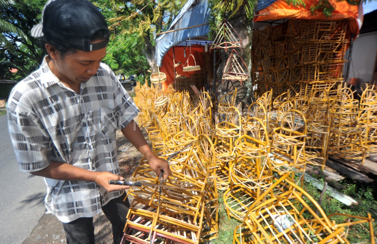 PERMINTAAN KERANJANG PARCEL MENURUN ANTARA Foto