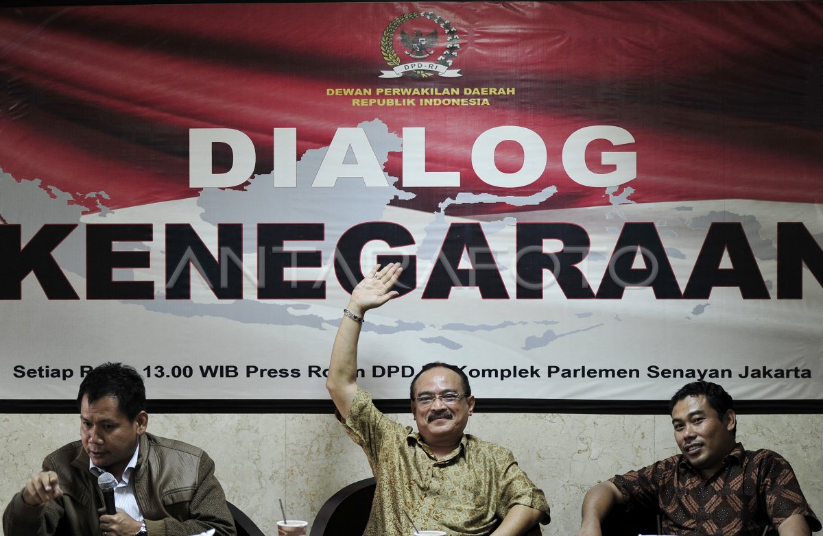 DIALOG KENEGARAAN DPD ANTARA Foto