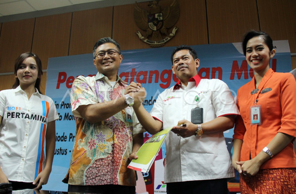 Kerjasama Promosi Pertamina Garuda Antara Foto