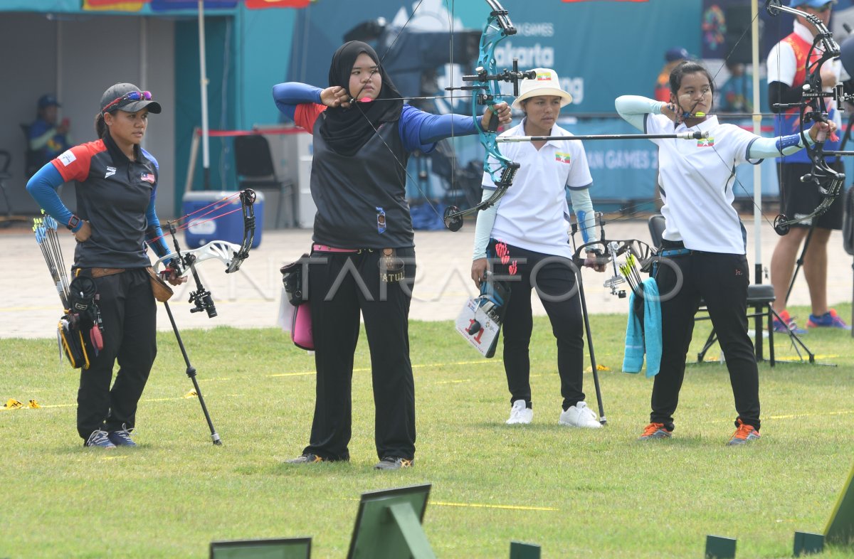 Panahan Compound Women Team Antara Foto