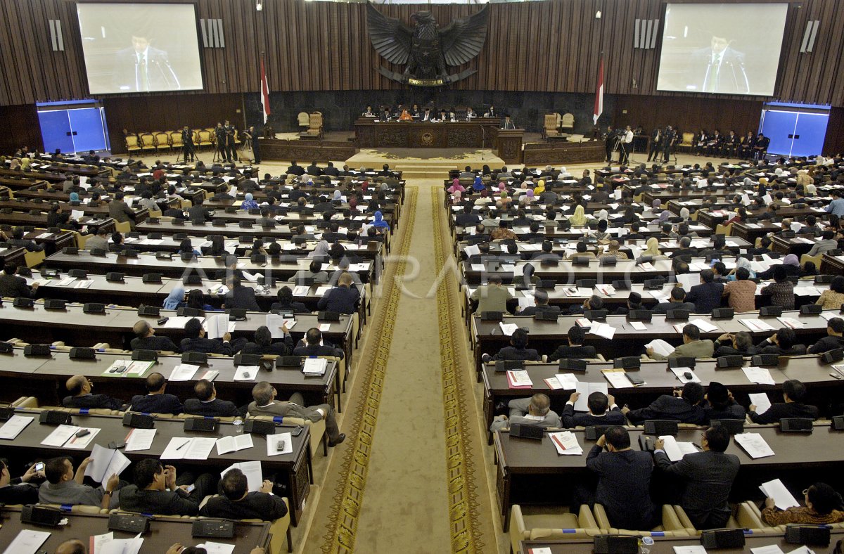 Sidang Paripurna Mpr Antara Foto