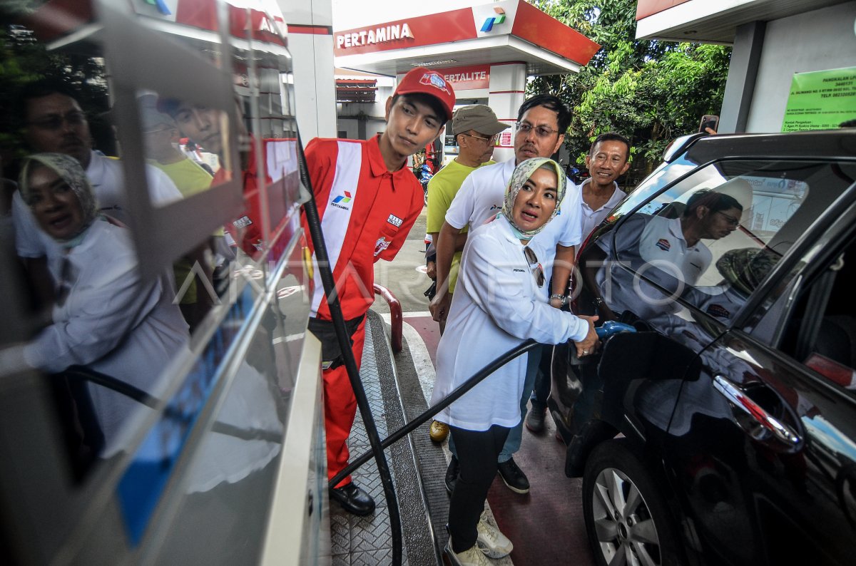 Dirut Pertamina Sidak Ke Spbu Antara Foto