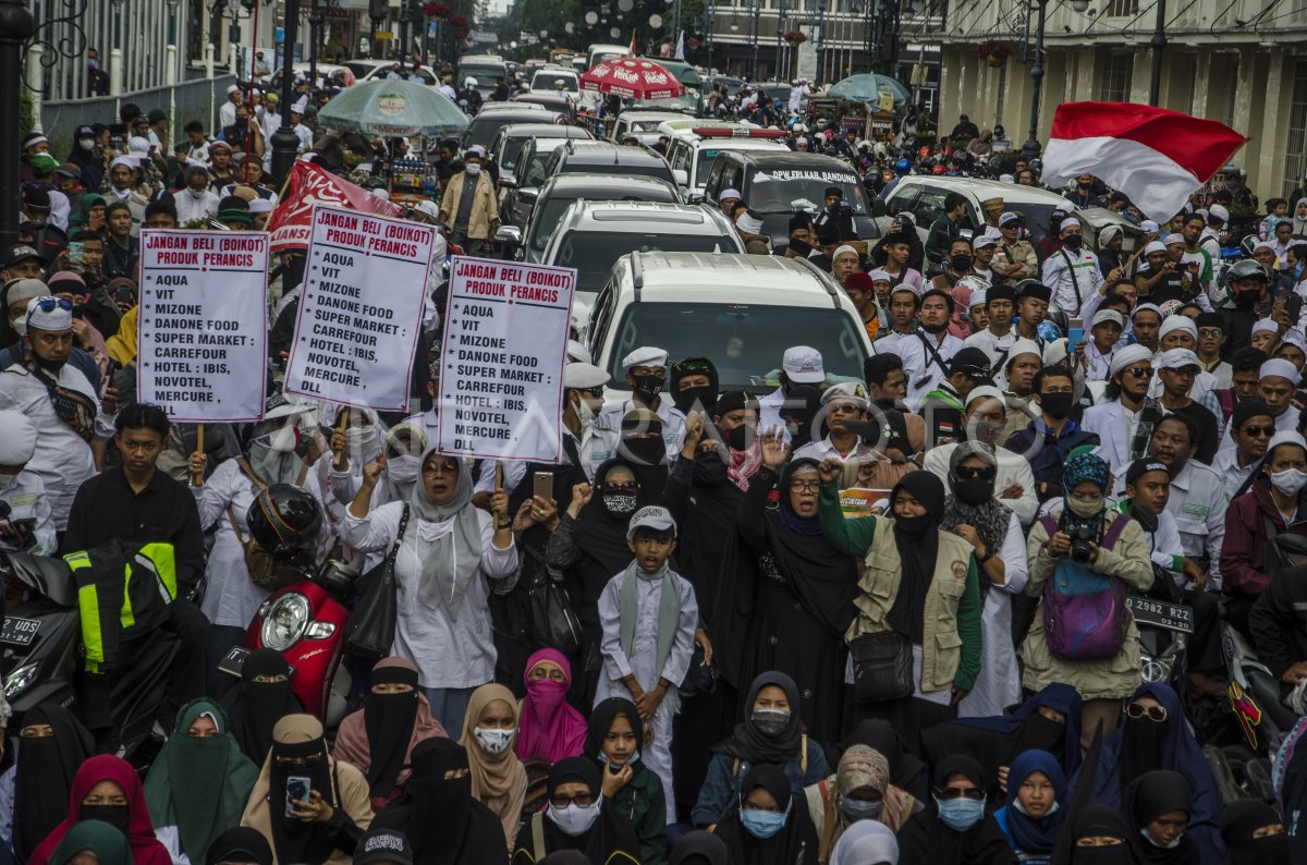 Aksi Bela Nabi Di Bandung Antara Foto