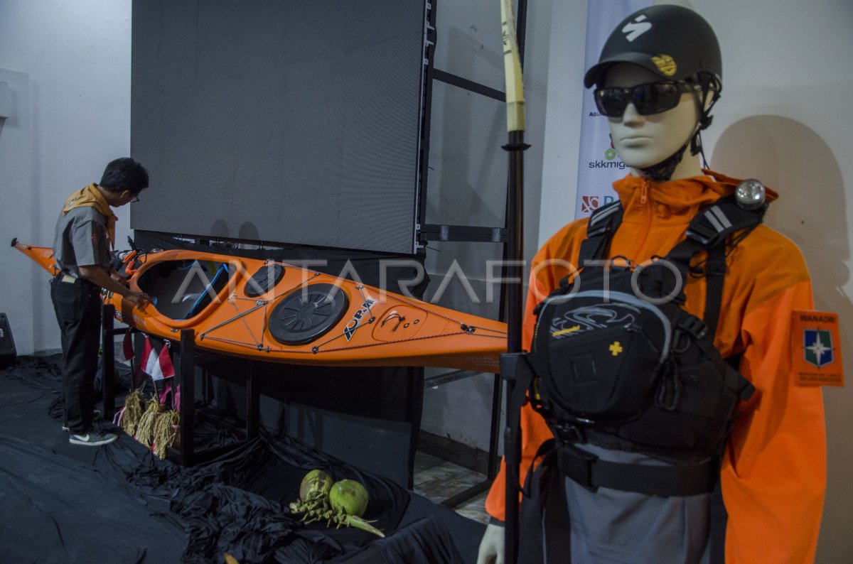 Peluncuran Tim Ekspedisi Dayung Jelajah Nusantara ANTARA Foto