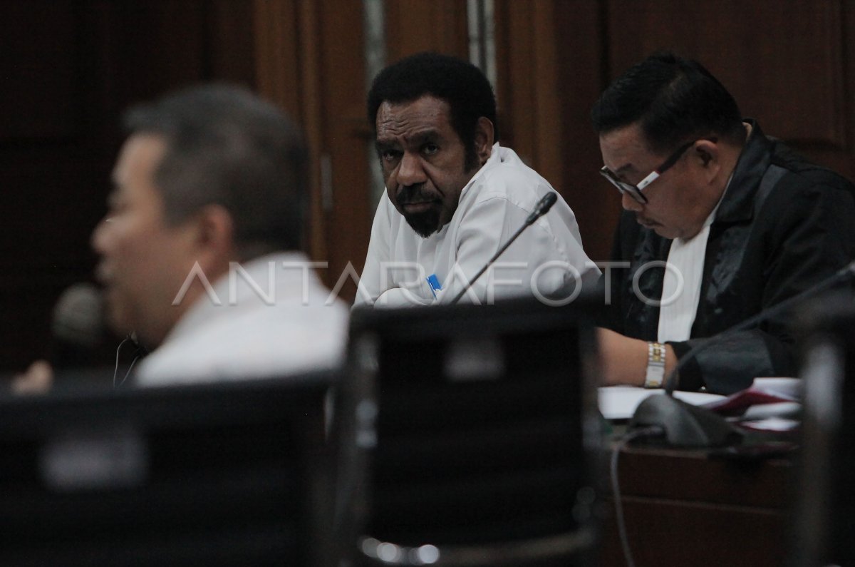 Sidang Lanjutan Gerius One Yoman ANTARA Foto