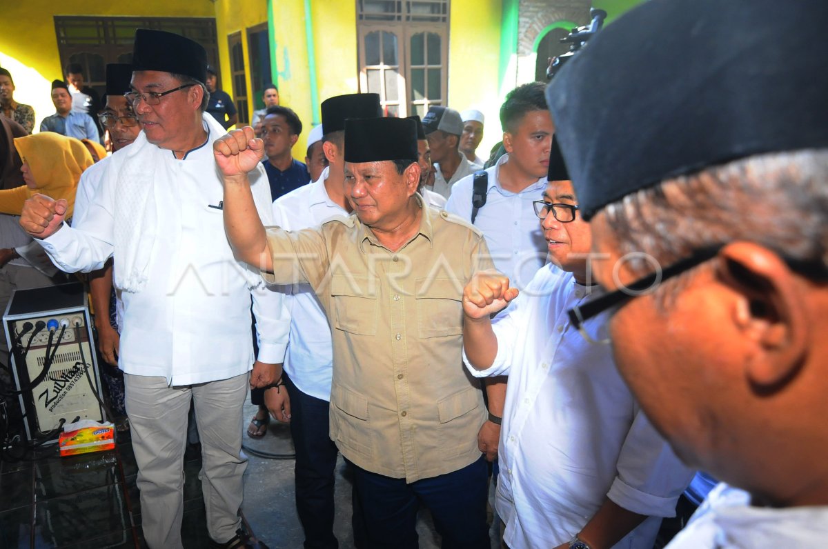 Kunjungan Capres Prabowo Di Klaten Antara Foto