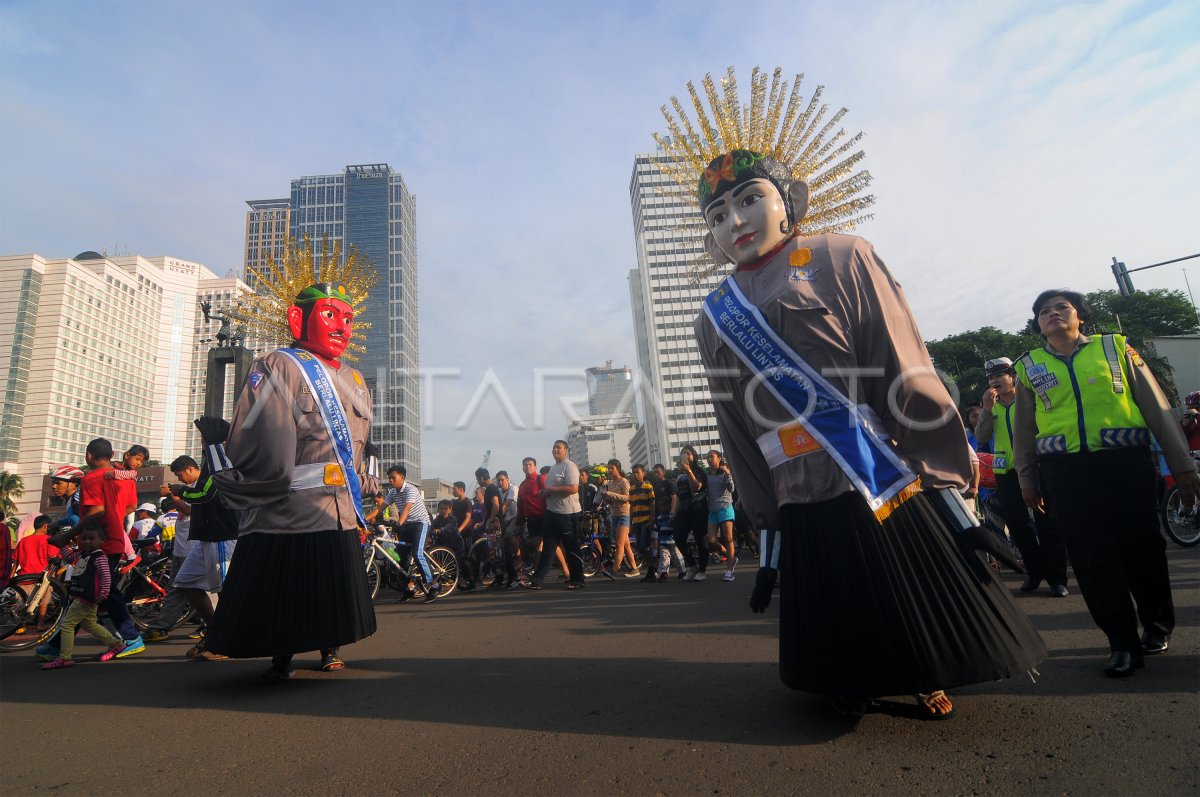 KAMPANYE KESELAMATAN LALU LINTAS ANTARA Foto