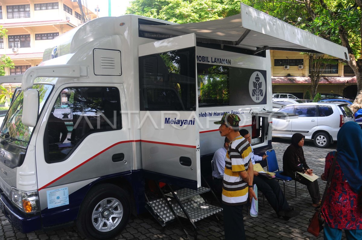 Mobil Pelayanan Taspen Antara Foto