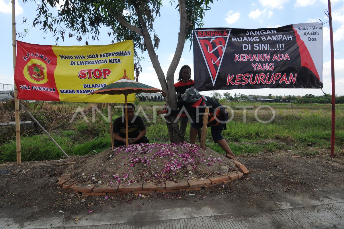 Peringatan Keras Untuk Pembuang Sampah Sembarangan Antara Foto