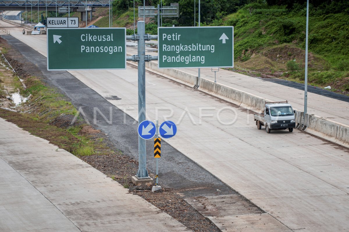 Target Pembangunan Tol Serang Panimbang Antara Foto