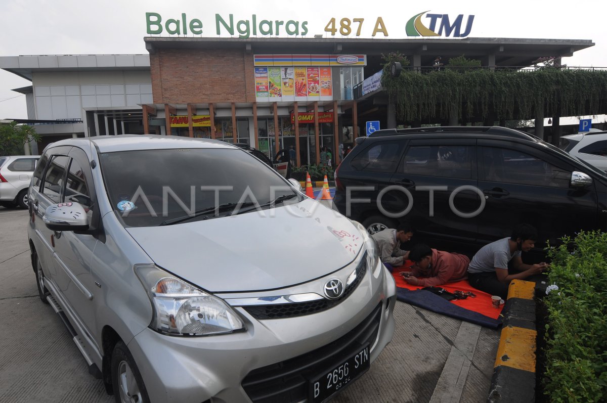 PEMBATASAN WAKTU ISTIRAHAT PEMUDIK DI REST AREA ANTARA Foto