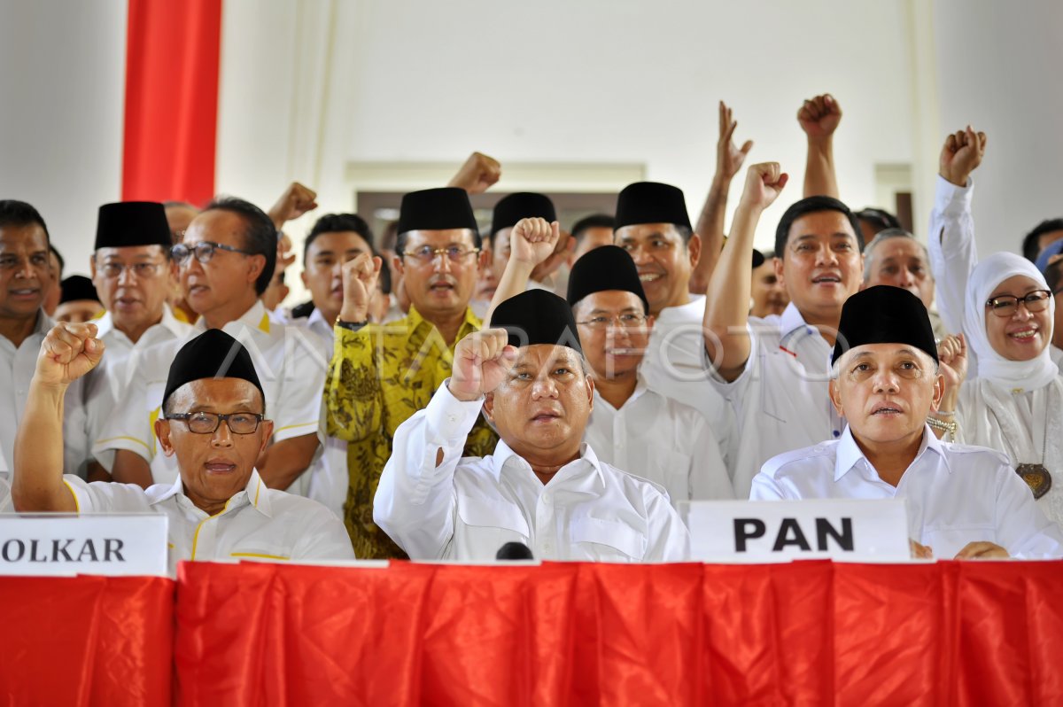 Kelengkapan Admisistrasi Prabowo Hatta Rajasa Antara Foto