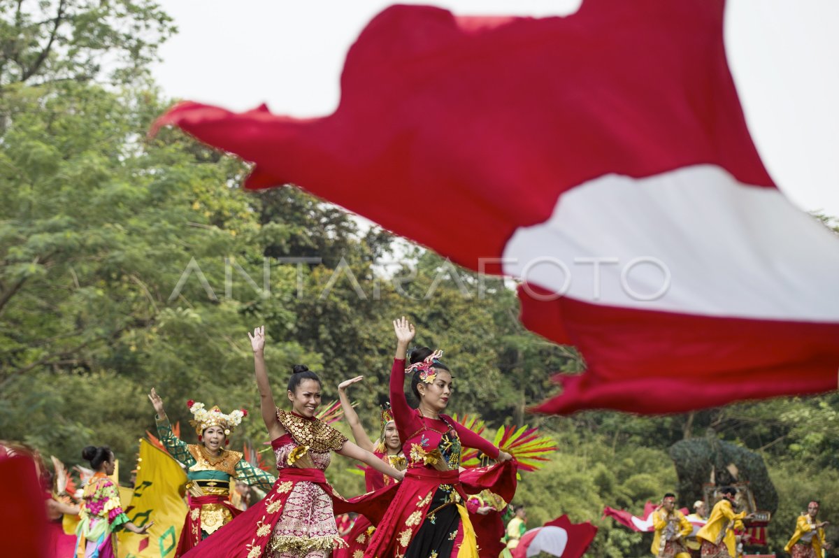 Persiapan Penutupan Asian Games Antara Foto