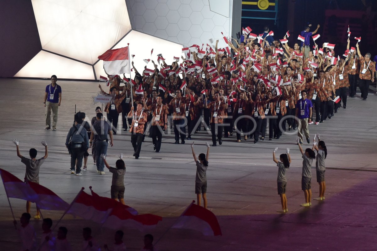 PEMBUKAAN SEA GAMES SINGAPURA ANTARA Foto