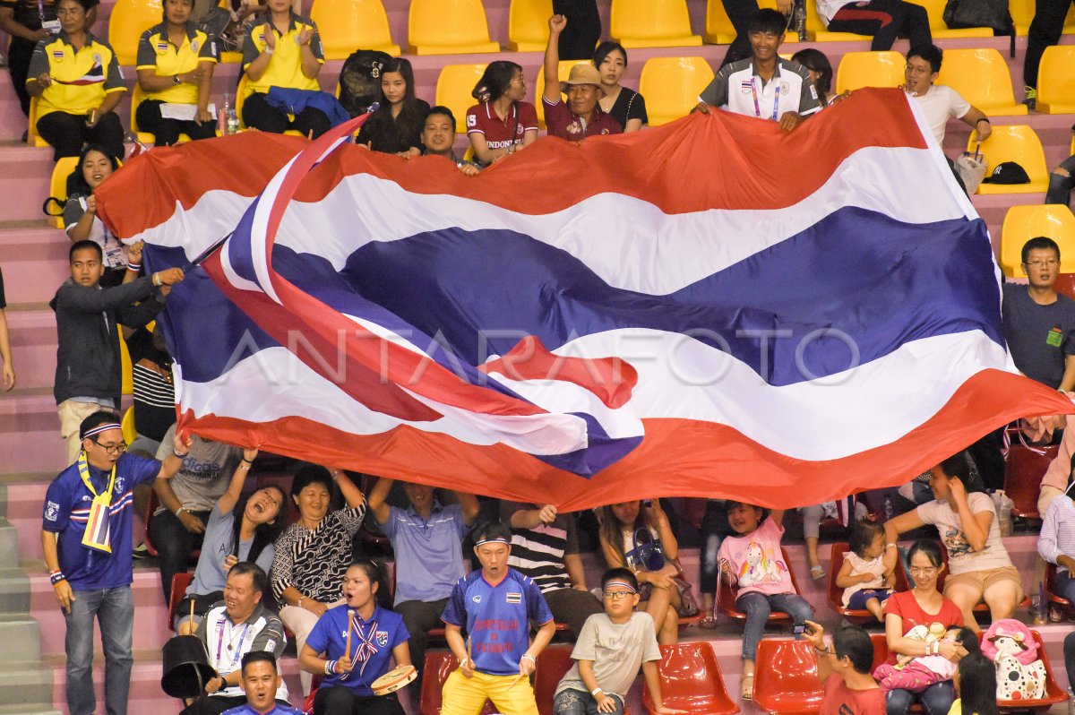 Final Sepak Takraw Putra Beregu Antara Foto