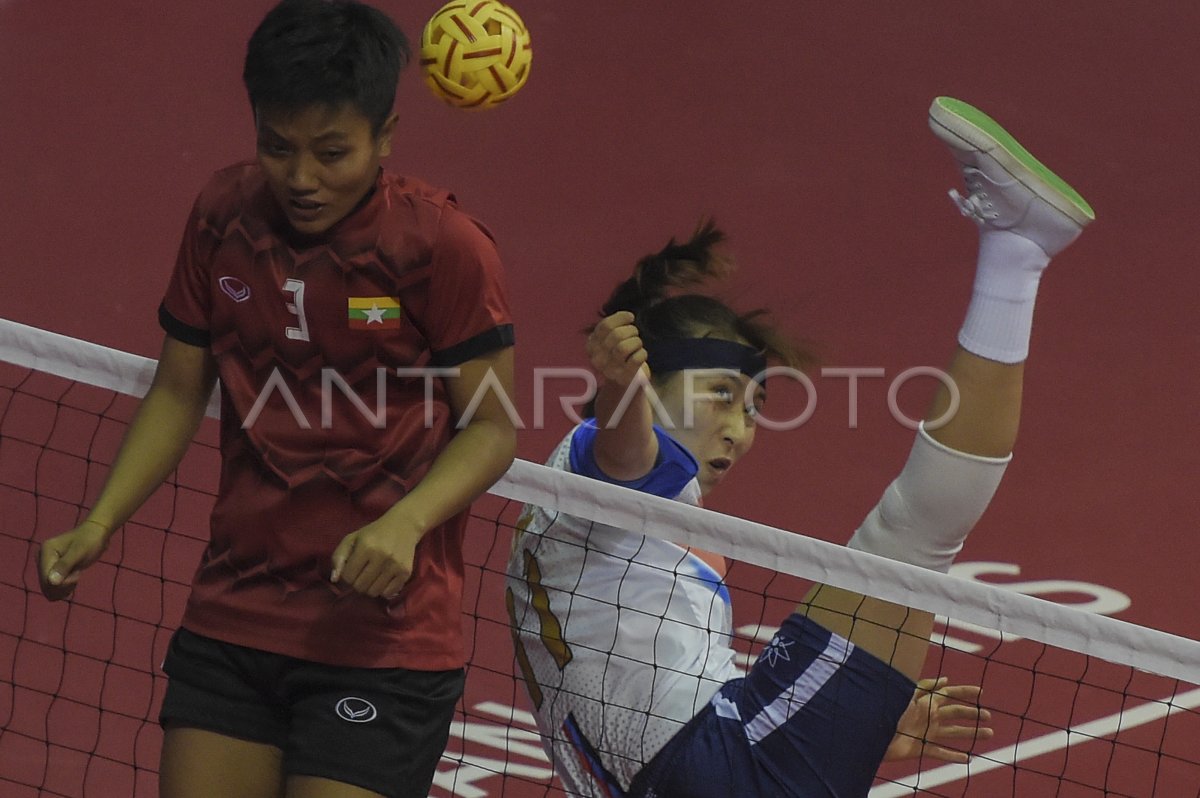 Sepak Takraw Penyisihan Quadrant Putri Korea Selatan Vs Myanmar