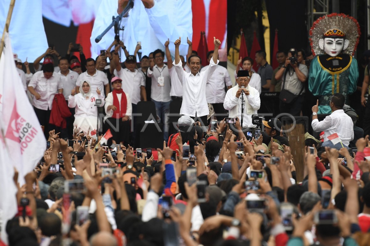 Kampanye Capres Dan Cawapres Antara Foto