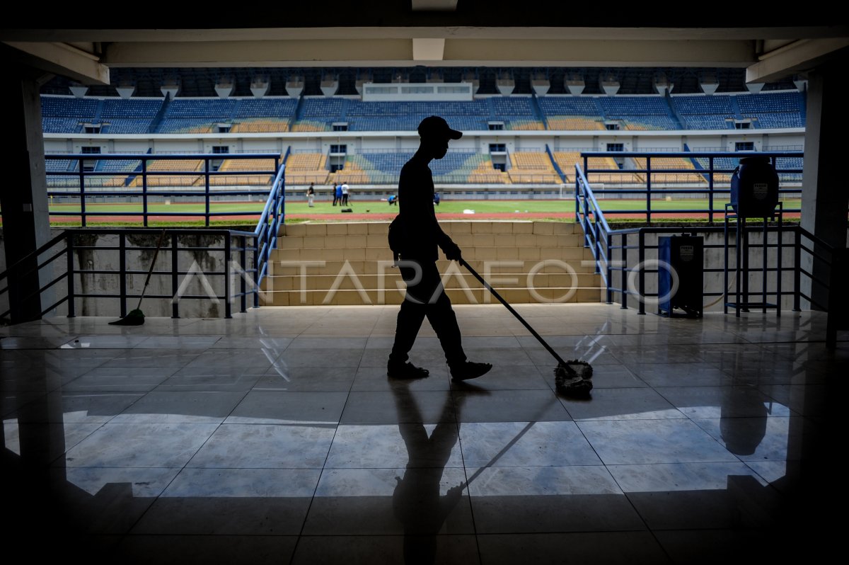 STADION GBLA UNTUK TURNAMEN PIALA MENPORA 2021 ANTARA Foto