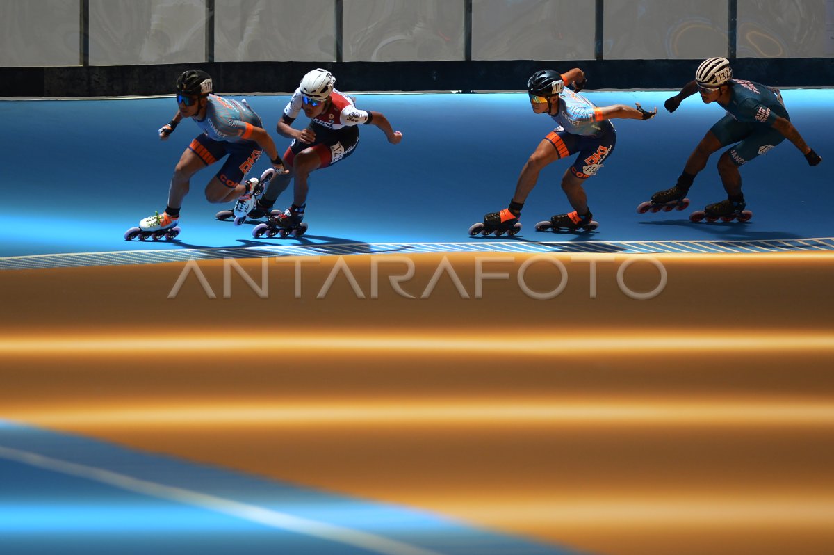 Final Sprint M D Sepatu Roda Putra Pon Papua Antara Foto