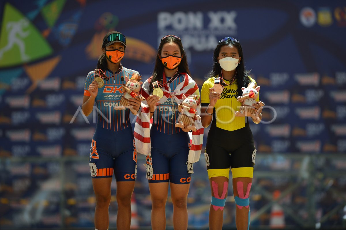 Final Sprint M D Sepatu Roda Putri Pon Papua Antara Foto