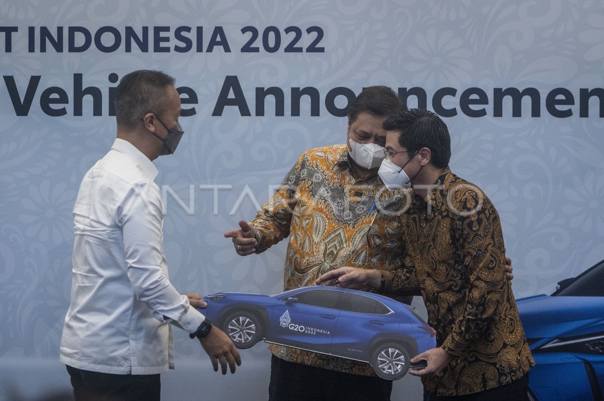 MOBIL LISTRIK TOYOTA UNTUK KTT G20 INDONESIA 2022 ANTARA Foto