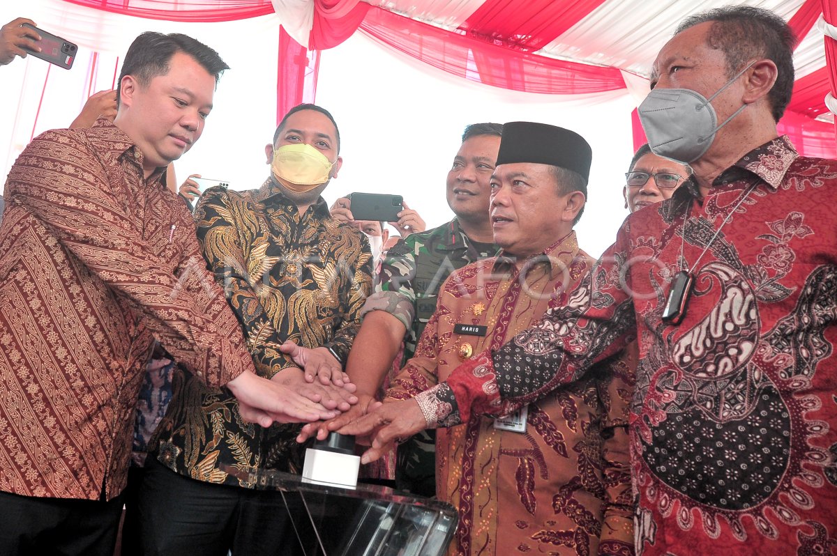 GROUND BREAKING PEMBANGUNAN JALAN KHUSUS BATU BARA ANTARA Foto