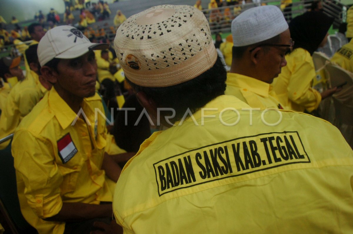 Dikpol Dan Pengukuhan Kader Partai Golkar Antara Foto