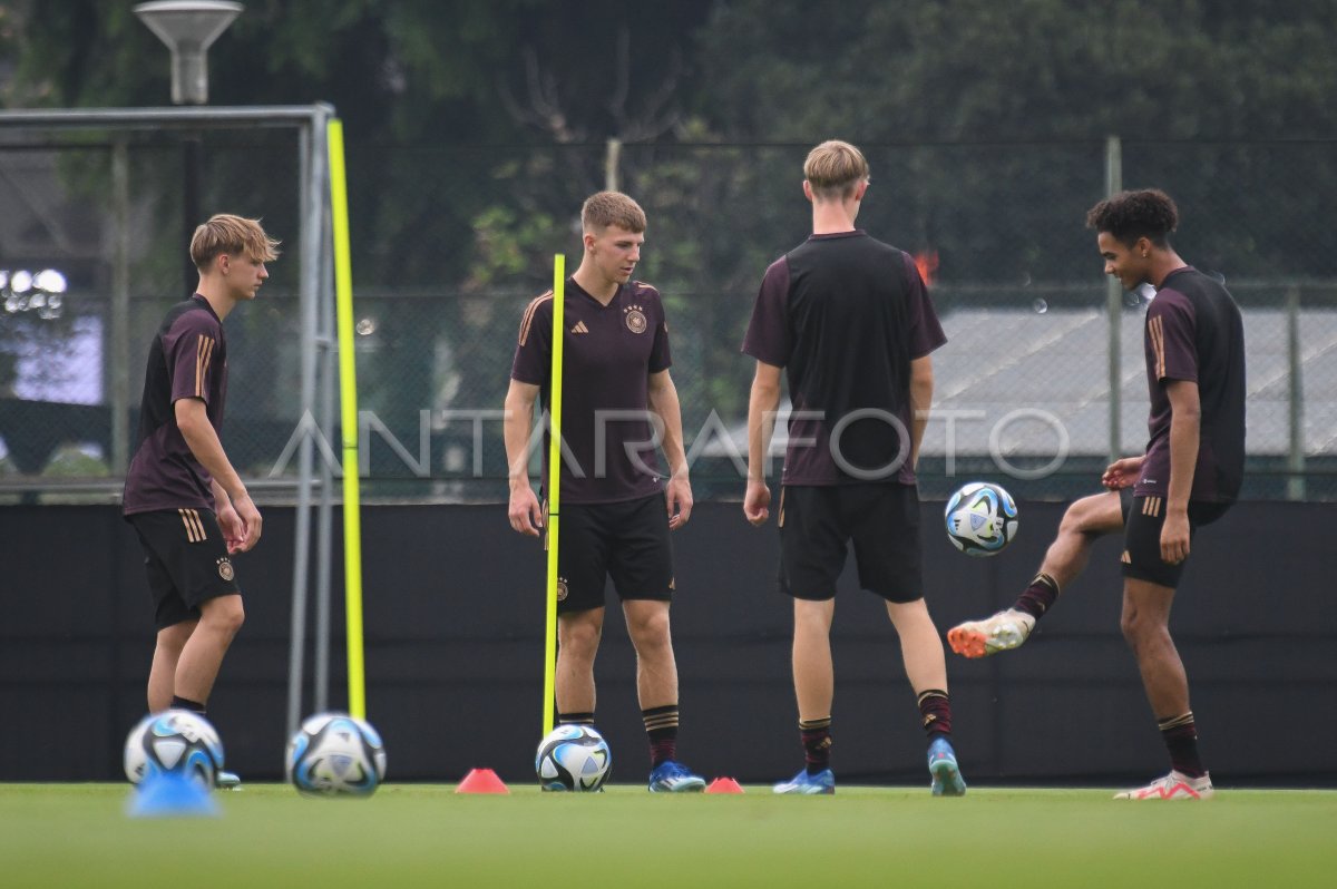 Latihan Timnas Jerman Jelang Perempat Final Piala Dunia U Antara Foto