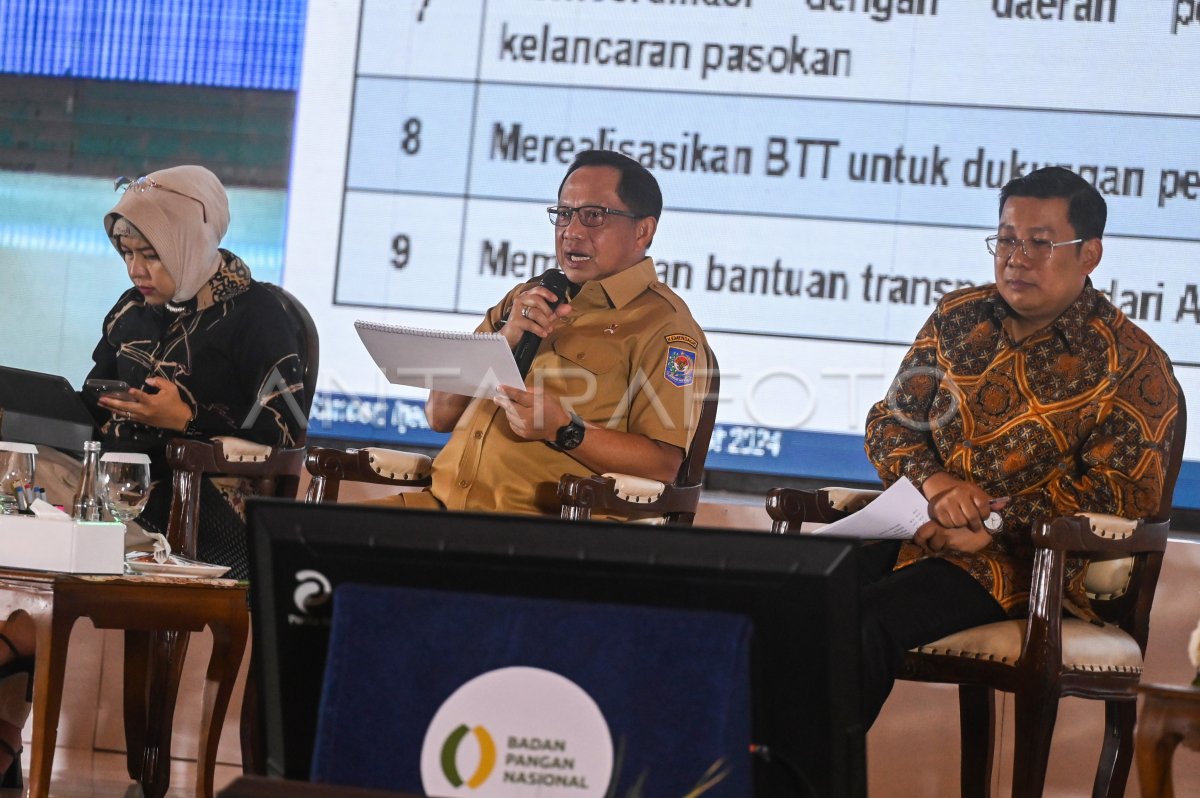 Rakor Pengamanan Pasokan Dan Harga Pangan Antara Foto