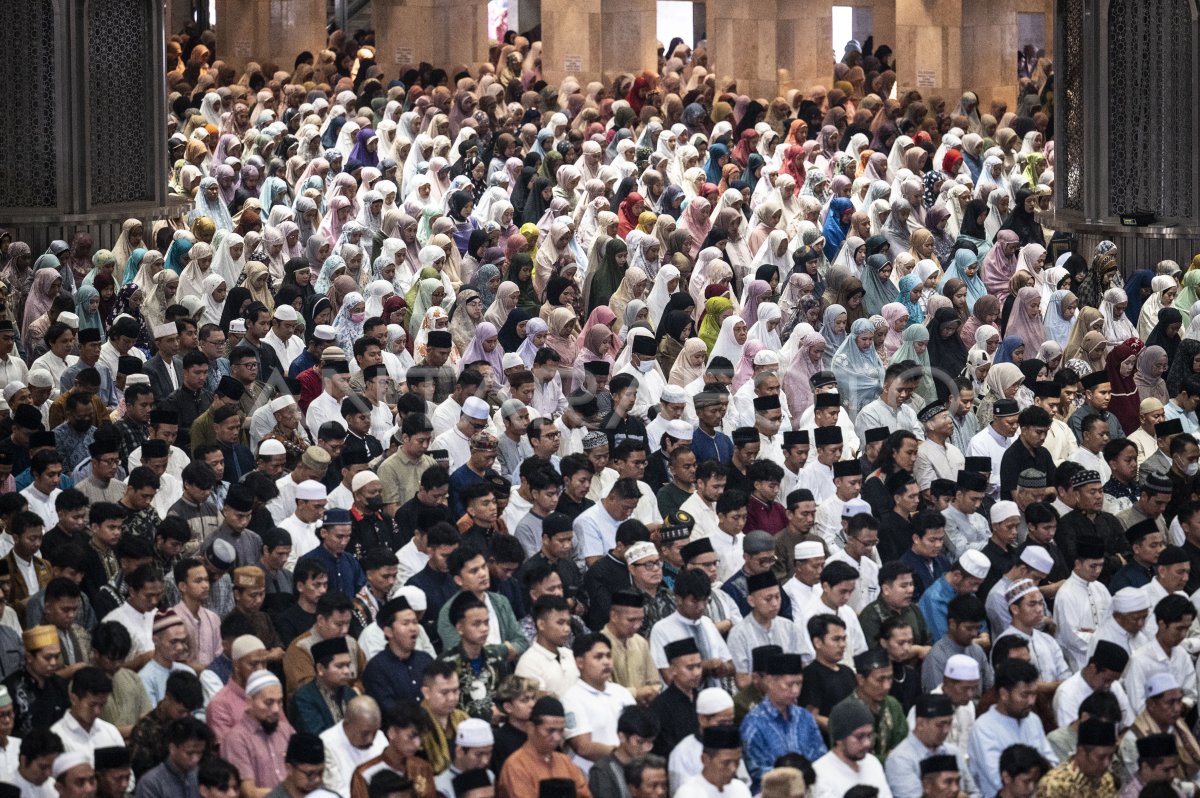 Shalat Idul Adha Di Masjid Istiqlal ANTARA Foto