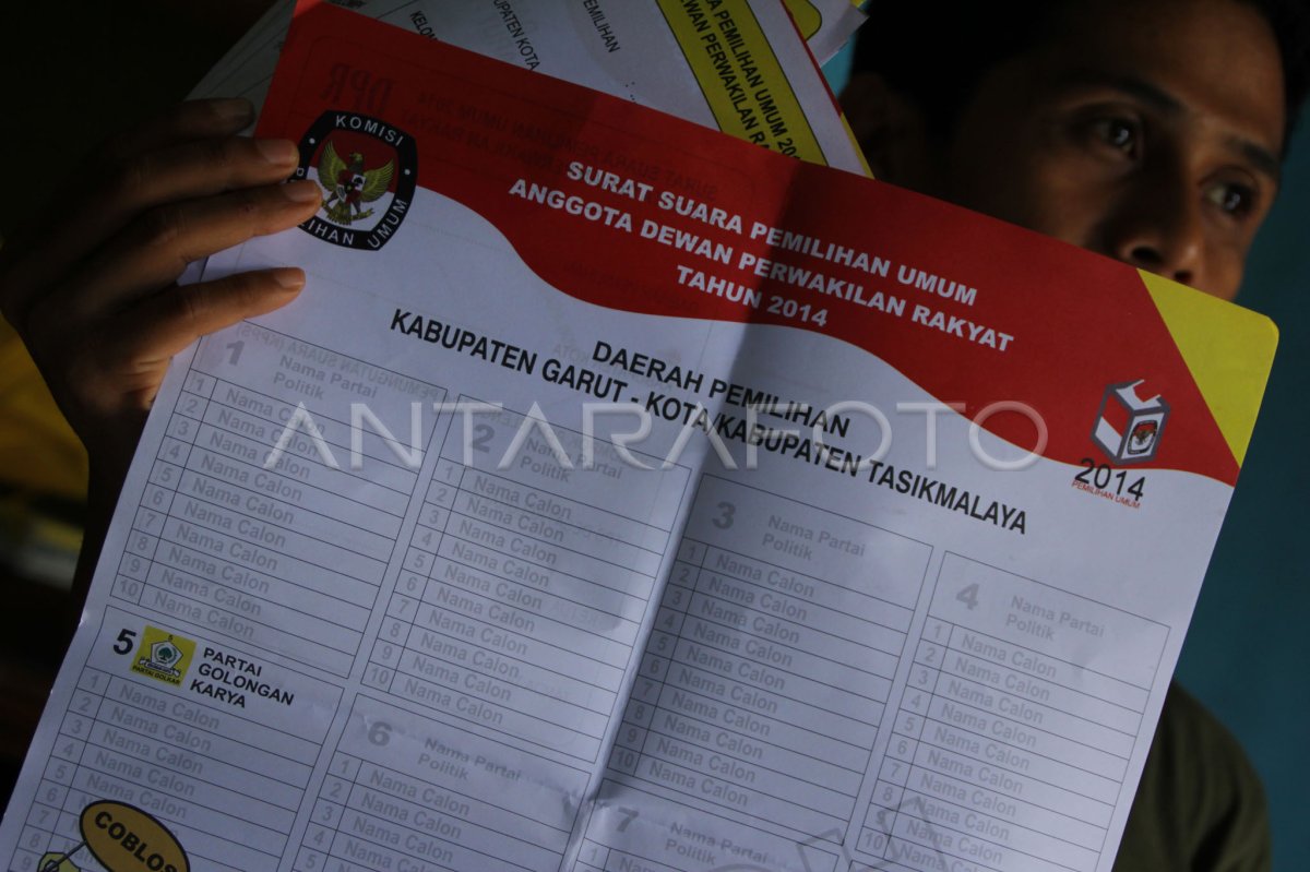 CONTOH SURAT SUARA CALEG ANTARA Foto