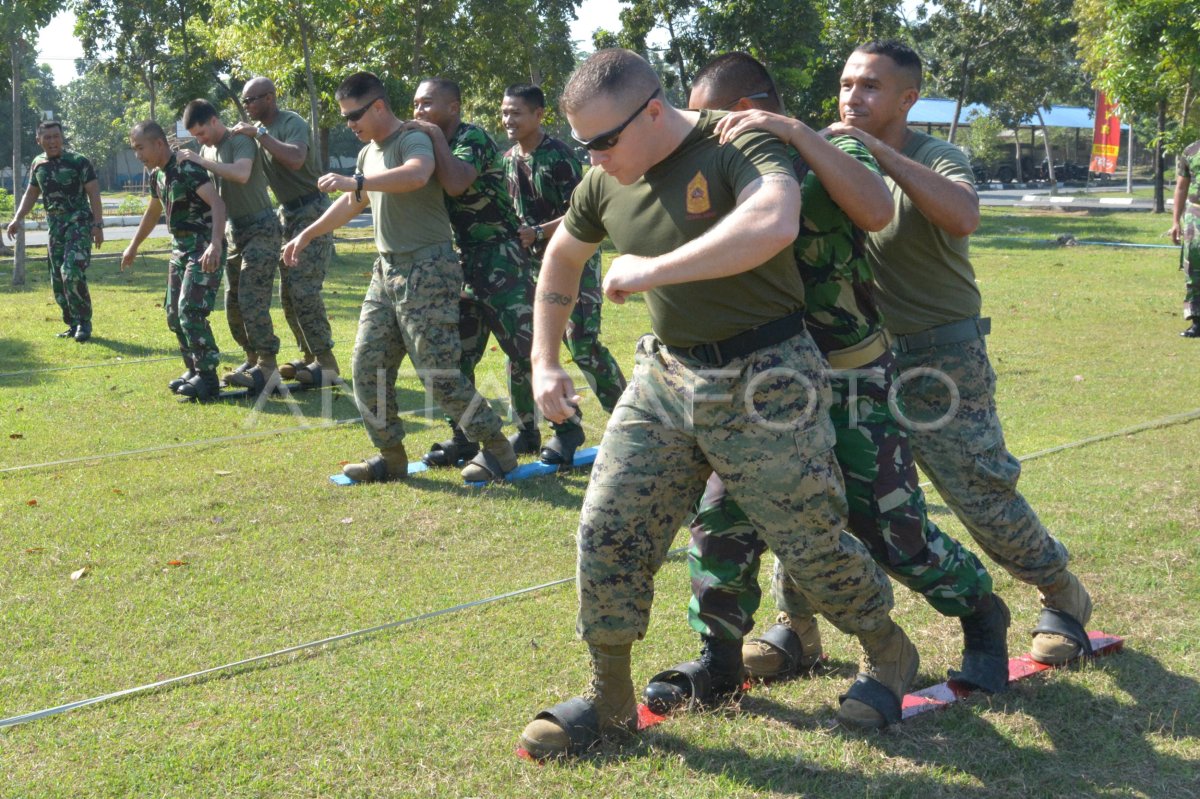 Latihan Bersama Usmc Marinir Antara Foto