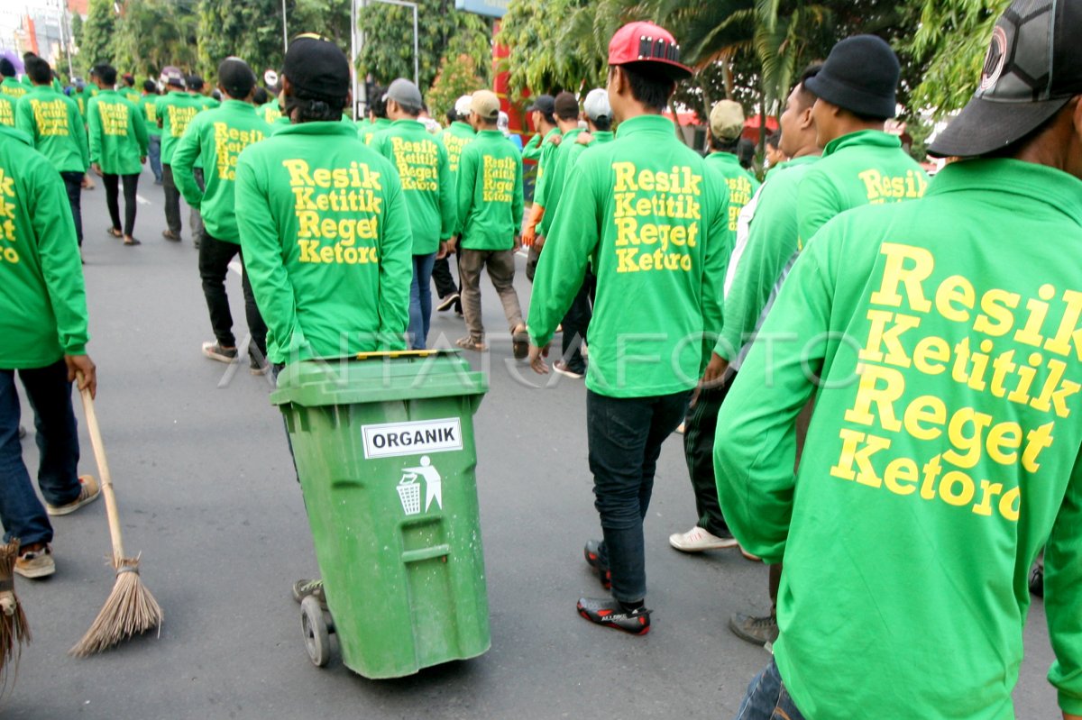 SANKSI BAGI PEMBUANG SAMPAH SEMBARANGAN ANTARA Foto