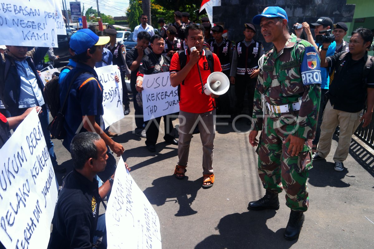 Aksi Solidaritas Wartawan Antara Foto