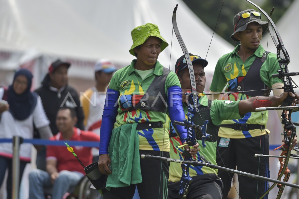 Emas Double Mixed Team Recurve Antara Foto