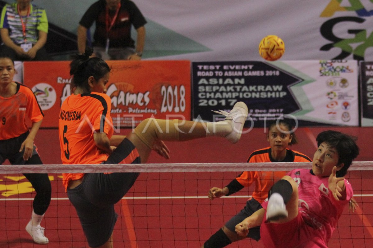 Takraw Putri Indonesia Kalahkan Japan Antara Foto