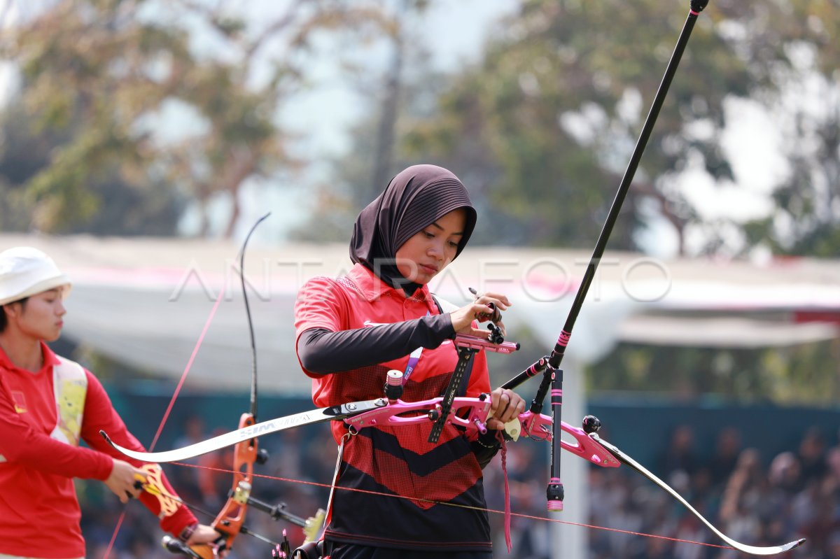 PANAHAN INDOESIA PERAK RECURVE WOMAN INDIVIDUAL ANTARA Foto