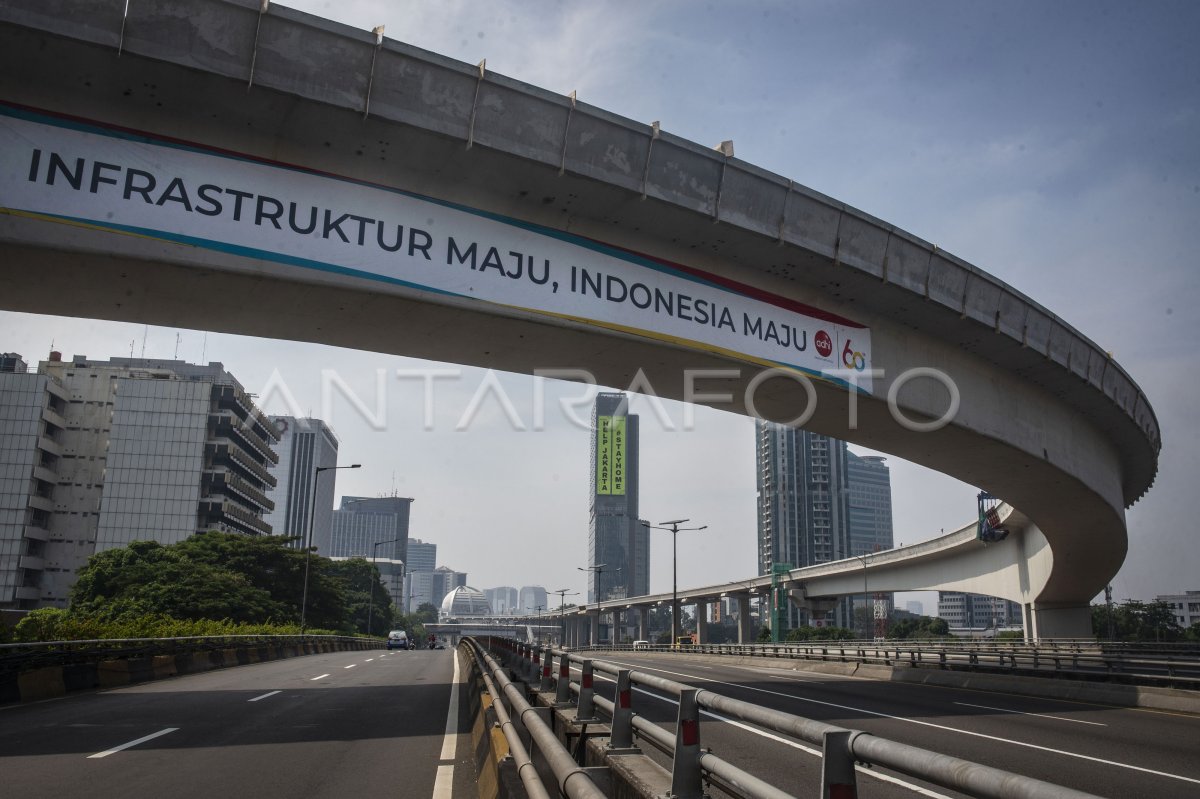 Progres Proyek Lrt Jabodebek Antara Foto